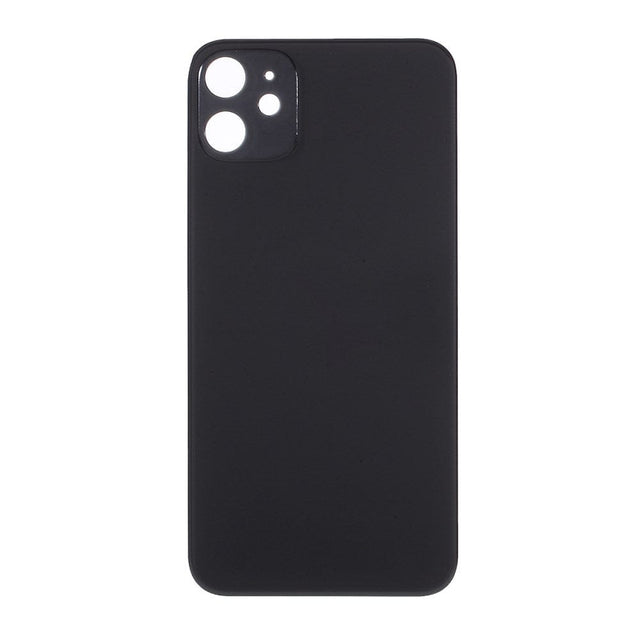 Livraison gratuite Vitres arrières Vitre arrière iPhone 11 Noir (Big Hole)