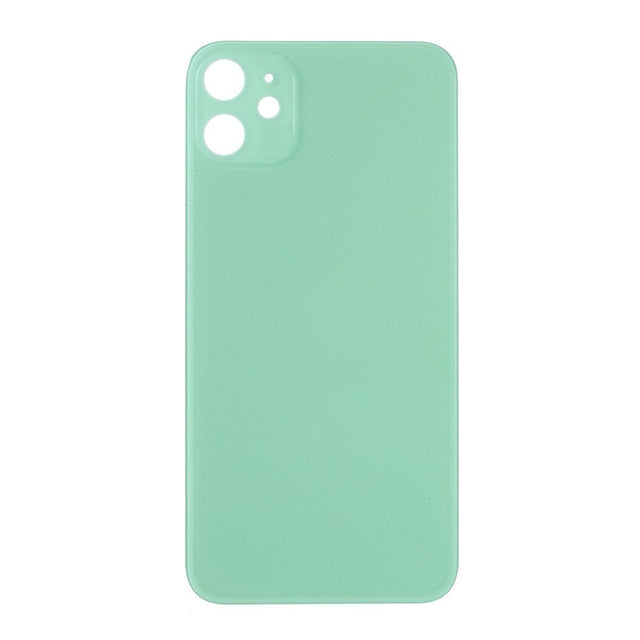 Livraison gratuite Vitres arrières Vitre arrière iPhone 11 Vert (Big Hole)