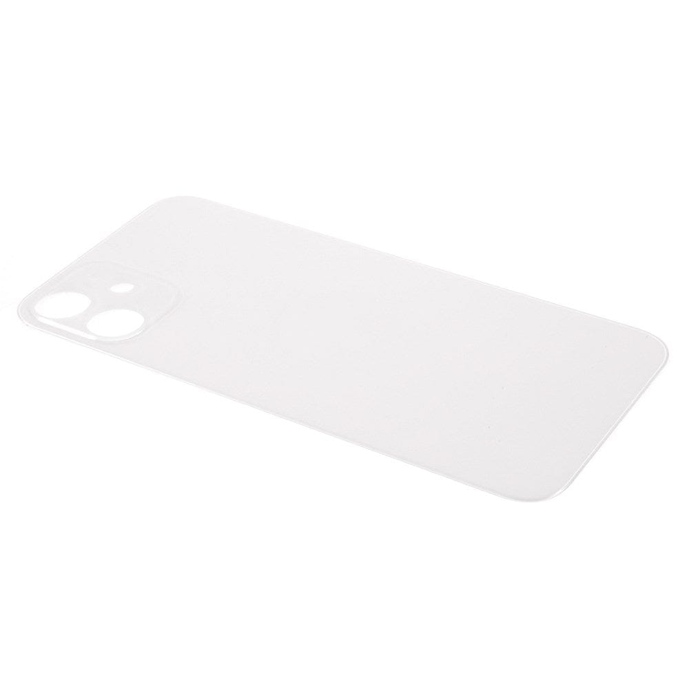 Livraison gratuite Vitres arrières Vitre arrière iPhone 12 Mini Blanc (Big Hole)