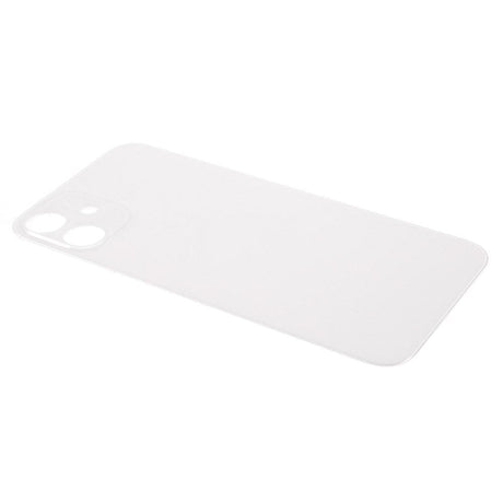 Livraison gratuite Vitres arrières Vitre arrière iPhone 12 Mini Blanc (Big Hole)