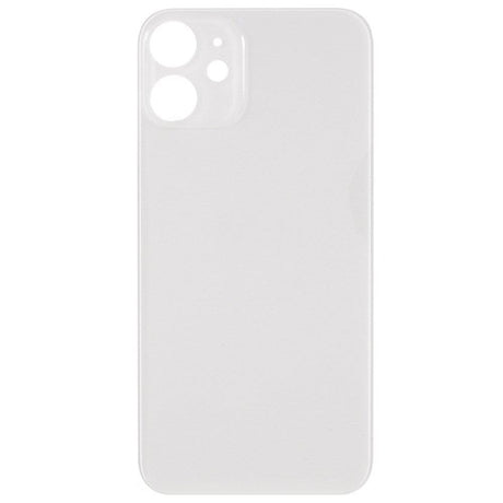 Livraison gratuite Vitres arrières Vitre arrière iPhone 12 Mini Blanc (Big Hole)