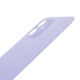 Livraison gratuite Vitres arrières Vitre arrière iPhone 12 Mini Mauve (Big Hole)