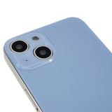 Livraison gratuite Vitres arrières Vitre arrière iPhone 14 Plus Bleu (Big Hole)