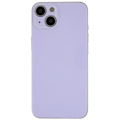 Livraison gratuite Vitres arrières Vitre arrière iPhone 14 Plus Mauve (Big Hole)