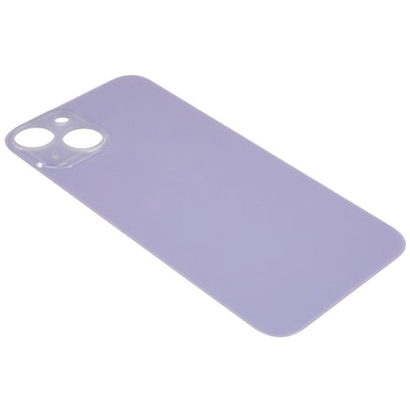 Livraison gratuite Vitres arrières Vitre arrière iPhone 14 Plus Mauve (Big Hole)