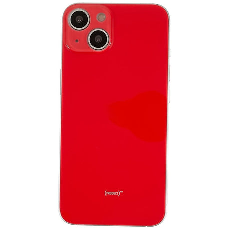 Livraison gratuite Vitres arrières Vitre arrière iPhone 14 Plus Rouge (Red) (Big Hole)