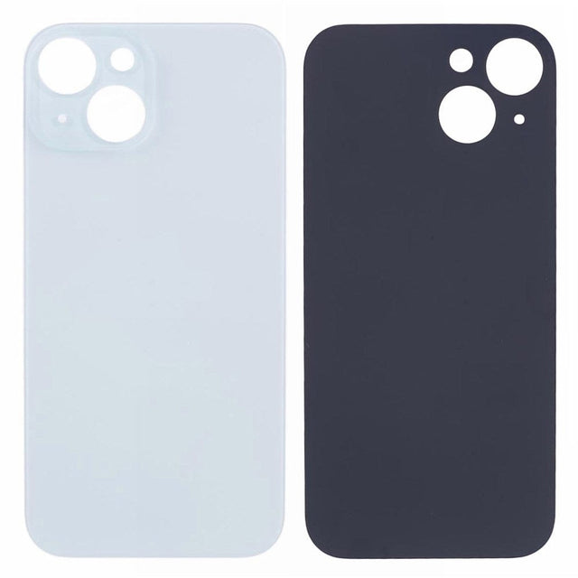 Livraison gratuite Vitres arrières Vitre arrière iPhone 15 Plus Bleu (Big Hole)