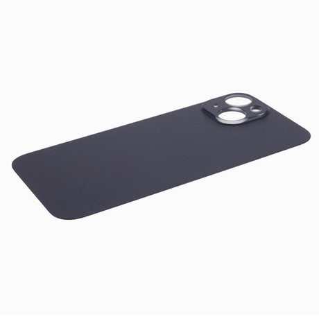 Livraison gratuite Vitres arrières Vitre arrière iPhone 15 Plus Noir (Big Hole)