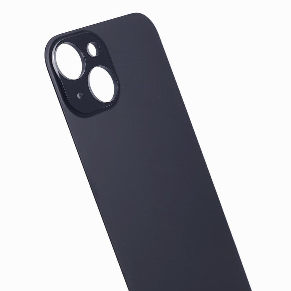 Livraison gratuite Vitres arrières Vitre arrière iPhone 15 Plus Noir (Big Hole)