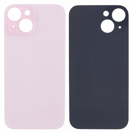 Livraison gratuite Vitres arrières Vitre arrière iPhone 15 Plus Rose (Big Hole)