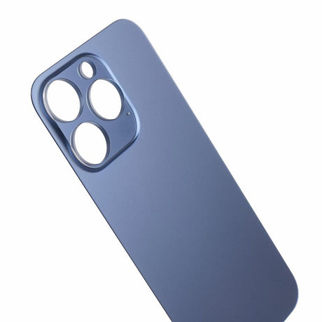 Livraison gratuite Vitres arrières Vitre arrière iPhone 15 Pro Max Bleu (Big Hole)