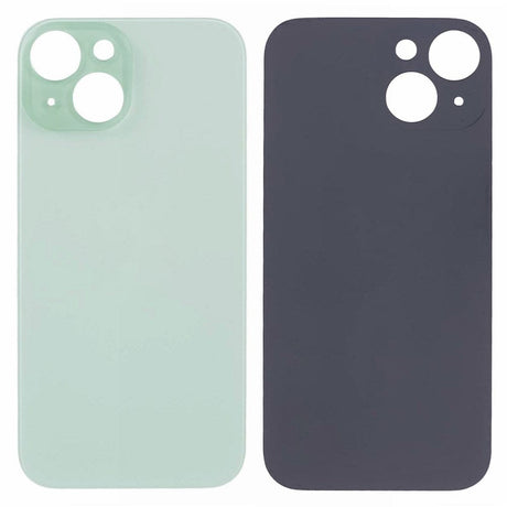 Livraison gratuite Vitres arrières Vitre arrière iPhone 15 Vert (Big Hole)