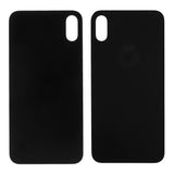 Livraison gratuite Vitres arrières Vitre arrière iPhone X Noir (Big Hole)