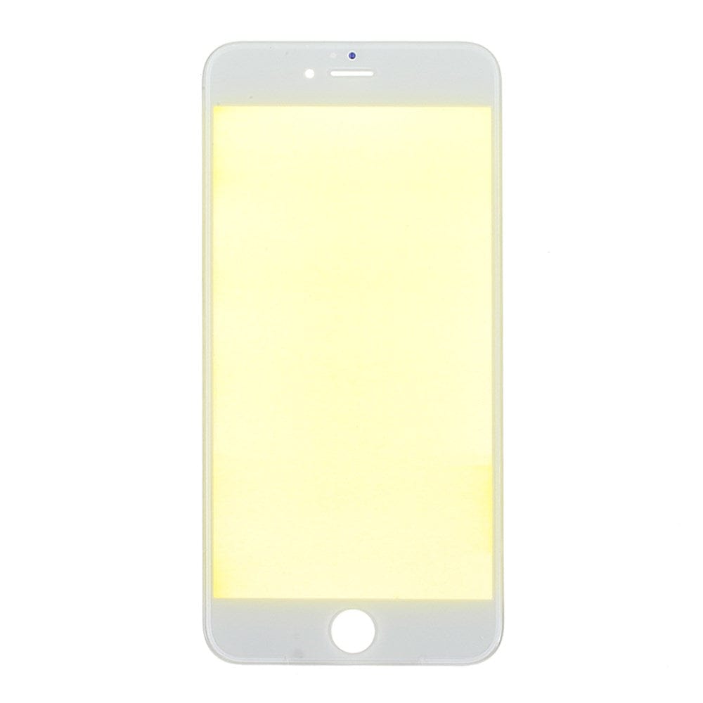 Pièce compatible Écrans Vitre avant seule iPhone 6 Plus Blanc