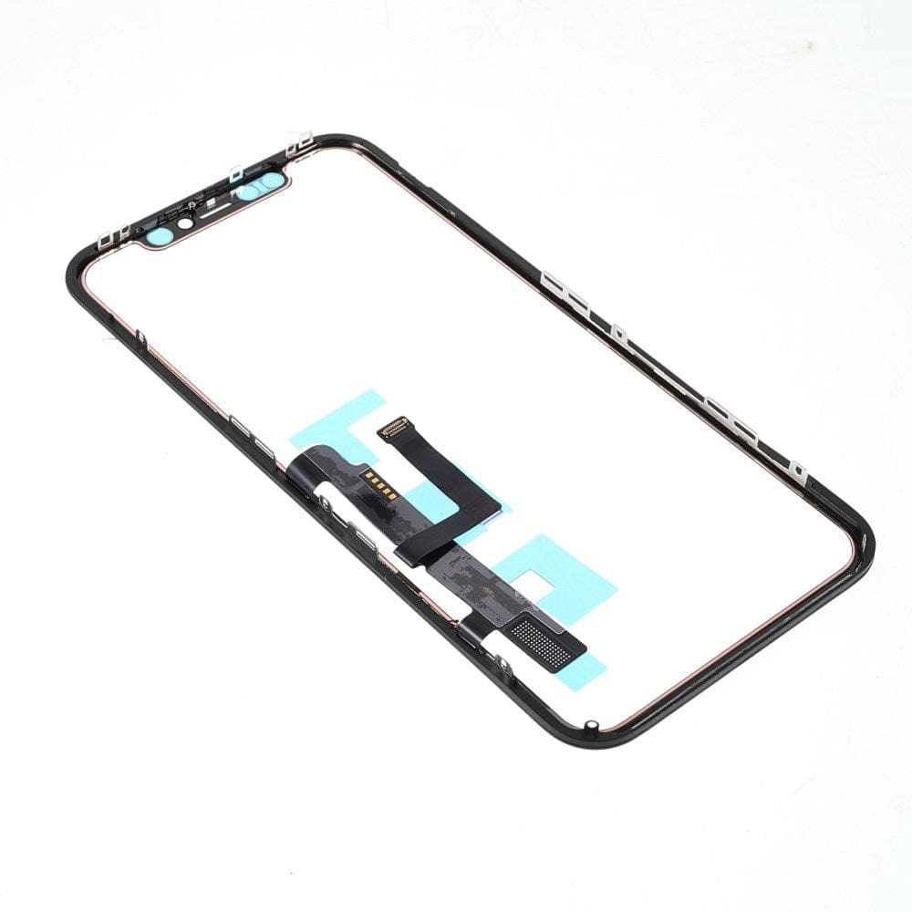 Pièce compatible Écrans Vitre avant tactile iPhone 11 Noir