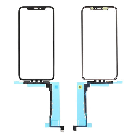 Pièce compatible Écrans Vitre avant tactile iPhone 11 Pro Noir