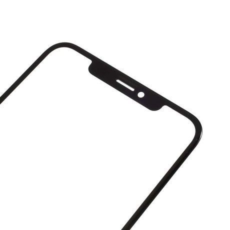 Pièce compatible Écrans Vitre avant tactile iPhone Xs Max Noir