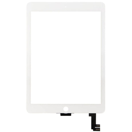 Pièce compatible Écrans Vitre tactile + connecteur iPad Air 2 Blanc