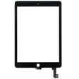 Pièce compatible Écrans Vitre tactile + connecteur iPad Air 2 Noir