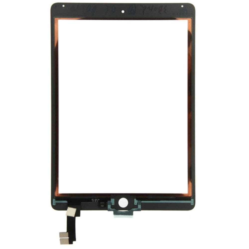 Pièce compatible Écrans Vitre tactile + connecteur iPad Air 2 Noir